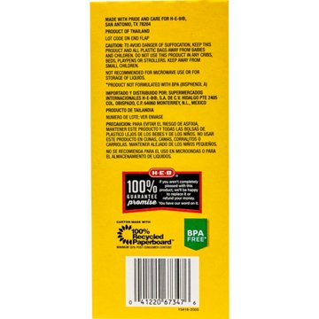 H-E-B Texas Tough Double Zipper Sandwich Bags, 100 ct