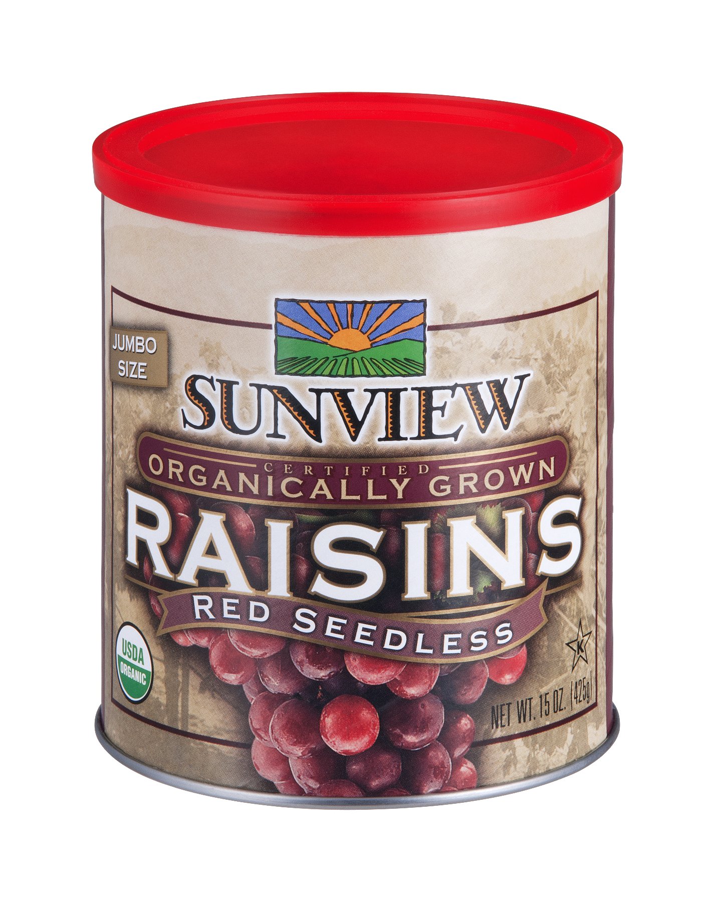 Sunview Organic Red Seedless Jumbo Size Raisins Shop Raisins at HEB