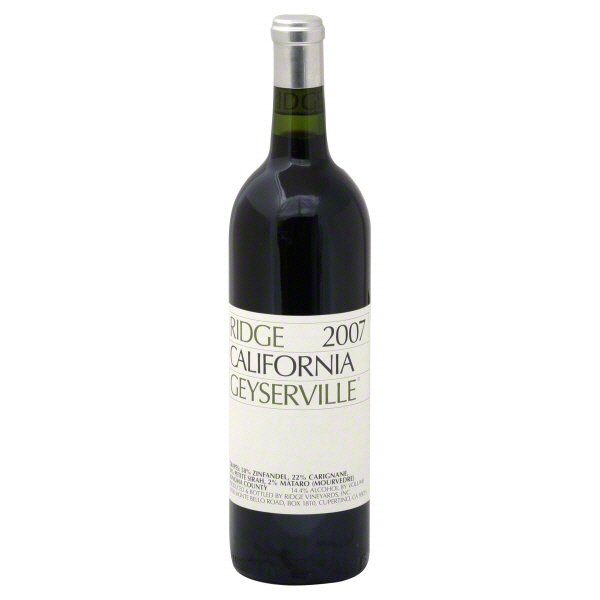 Ridge Ridge Geyserville Sonoma County California Red Wine 750ML