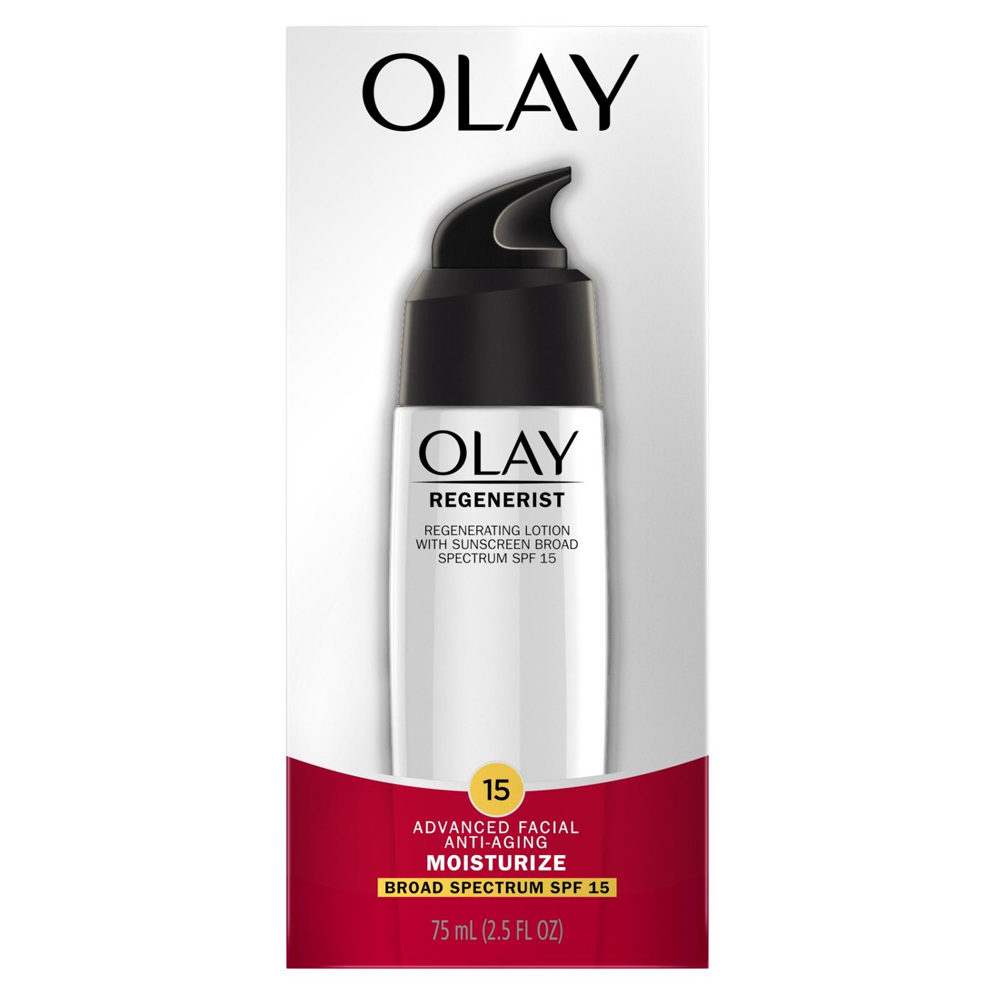Olay Regenerist Regenerating Face Lotion with SPF 15; image 1 of 9