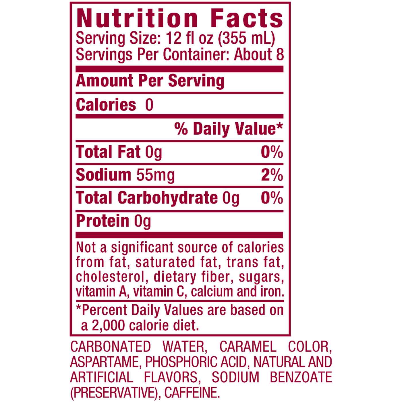 Dr Pepper Diet Soda; image 2 of 2