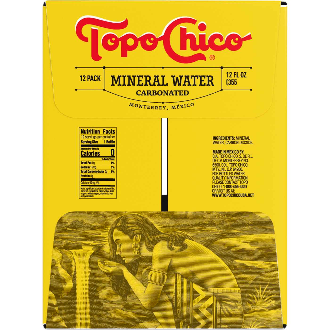 Topo Chico Sparkling Mineral Water Glass Bottles; image 4 of 6