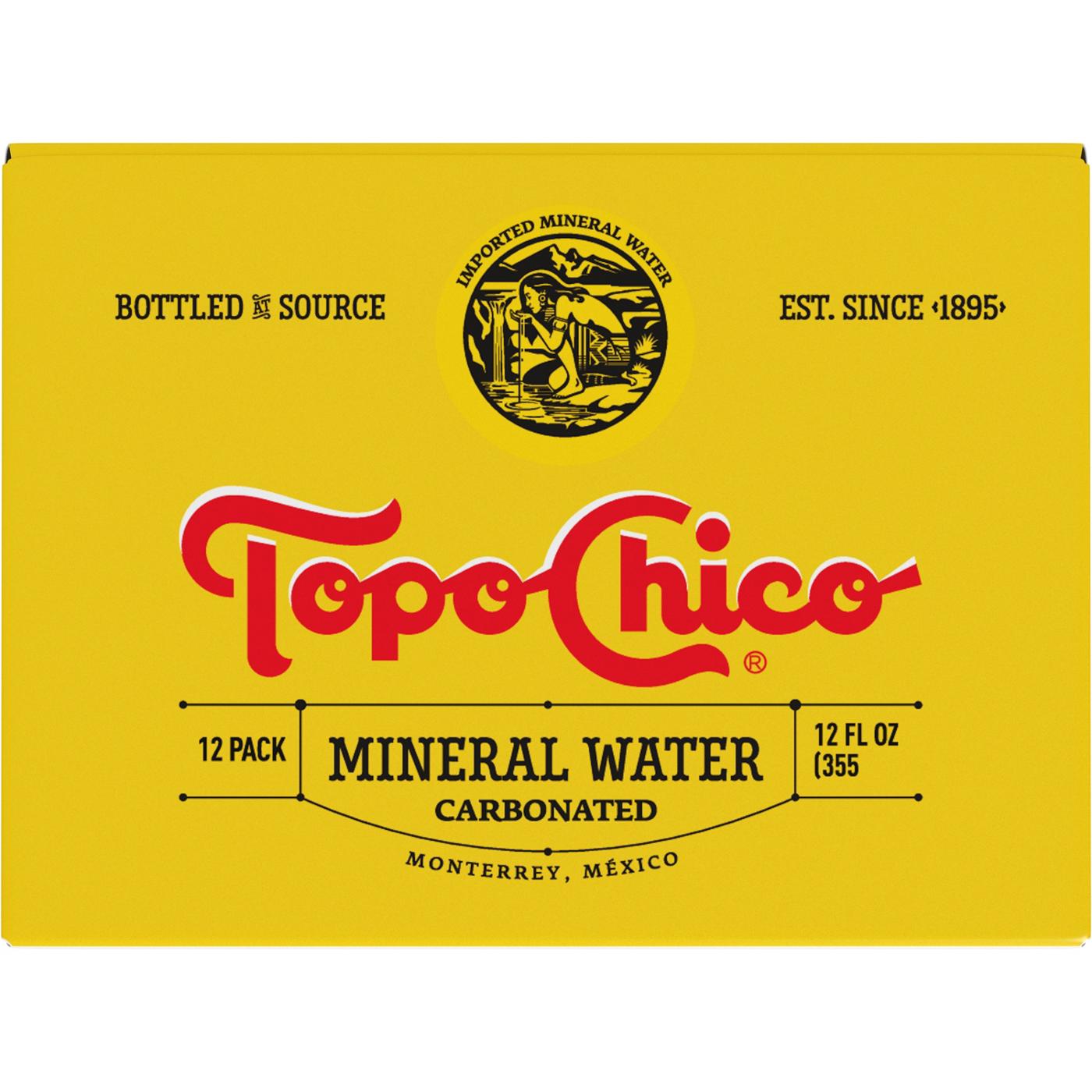 Topo Chico Sparkling Mineral Water Glass Bottles; image 6 of 6