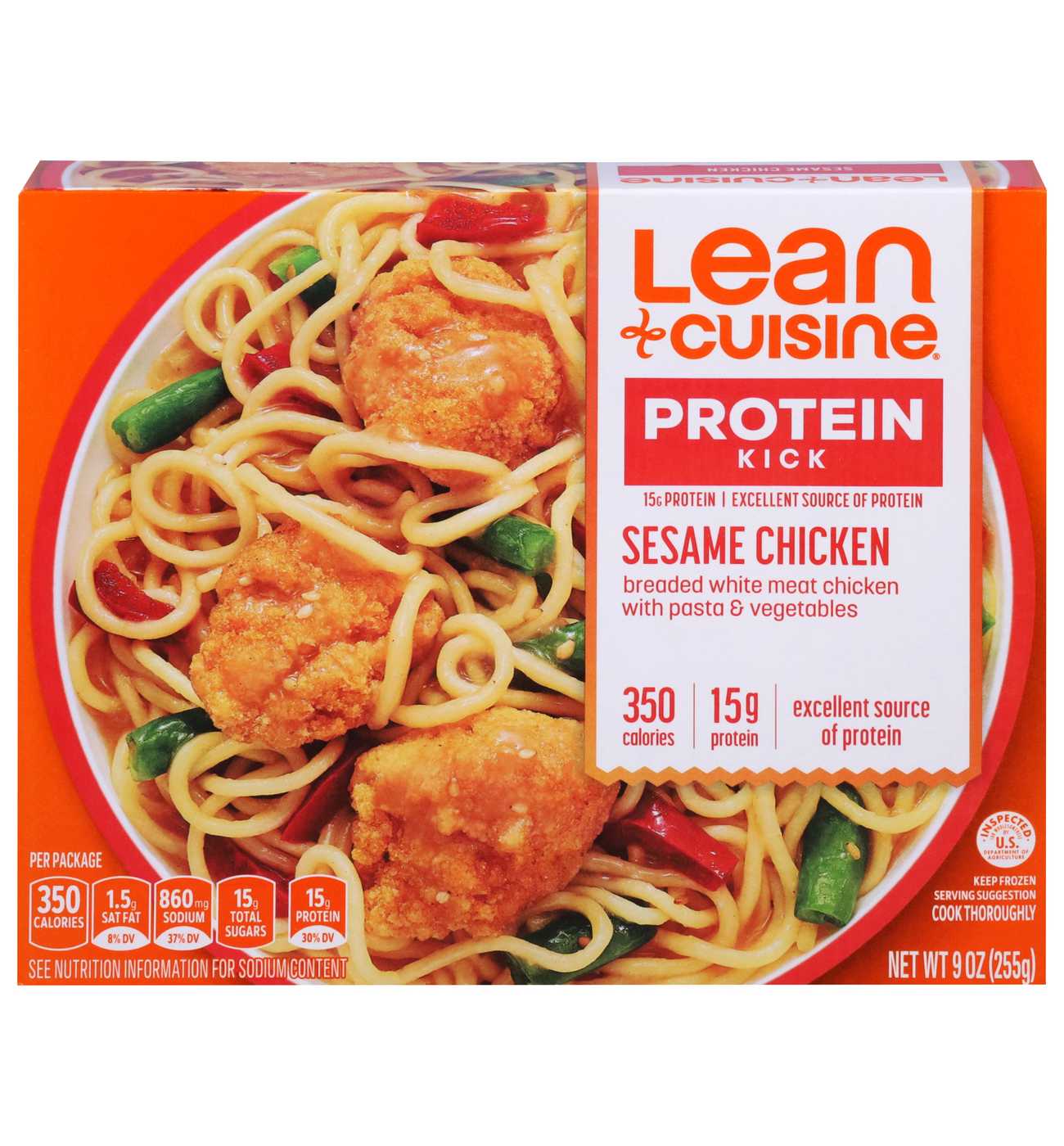 Lean Cuisine 15g Protein Sesame Chicken Frozen Meal; image 1 of 6