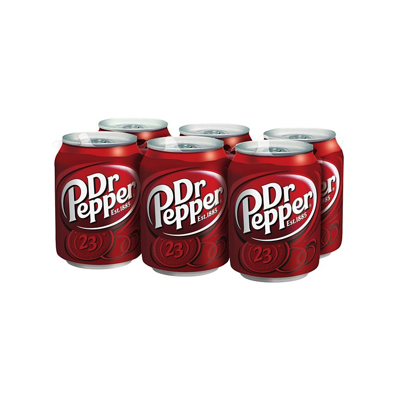 Dr Pepper Soda 6 PK Cans - Shop Soda at H-E-B