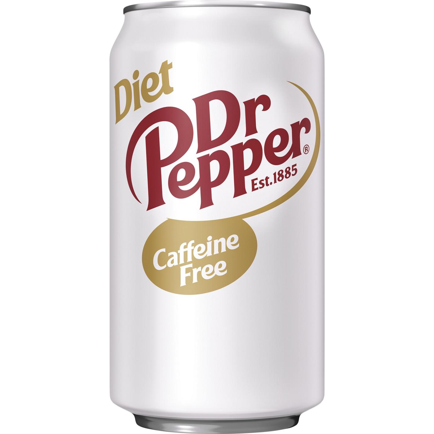Dr Pepper Caffeine Free Diet Soda 12 oz Cans; image 4 of 7