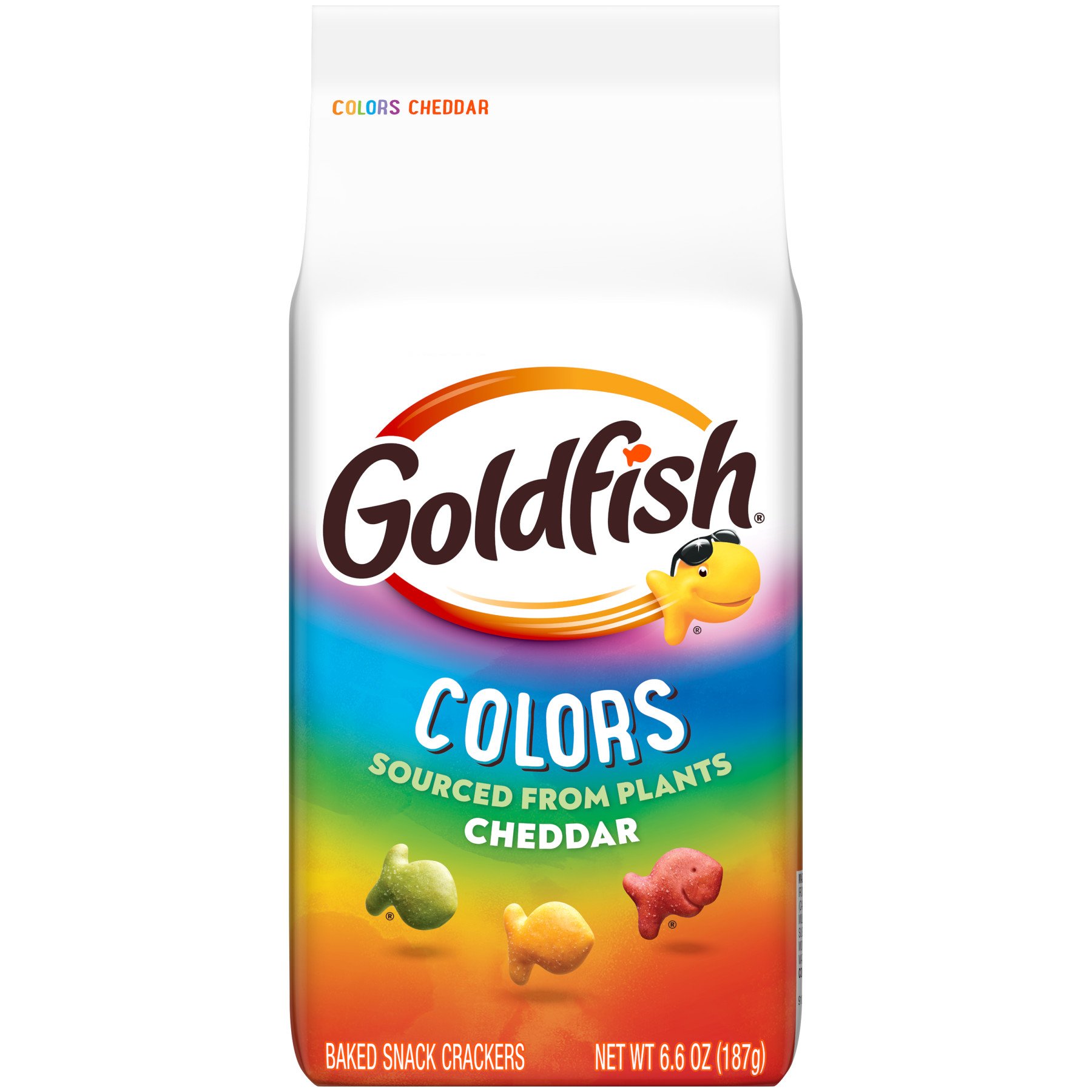 Pepperidge Farm Goldfish Colors Cheddar Baked Snack Crackers Shop