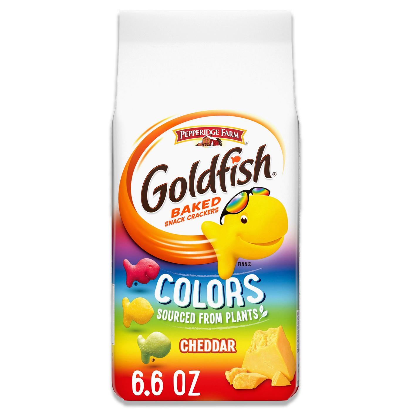 Pepperidge Farm Goldfish Colors Cheddar Cheese Crackers; image 1 of 10