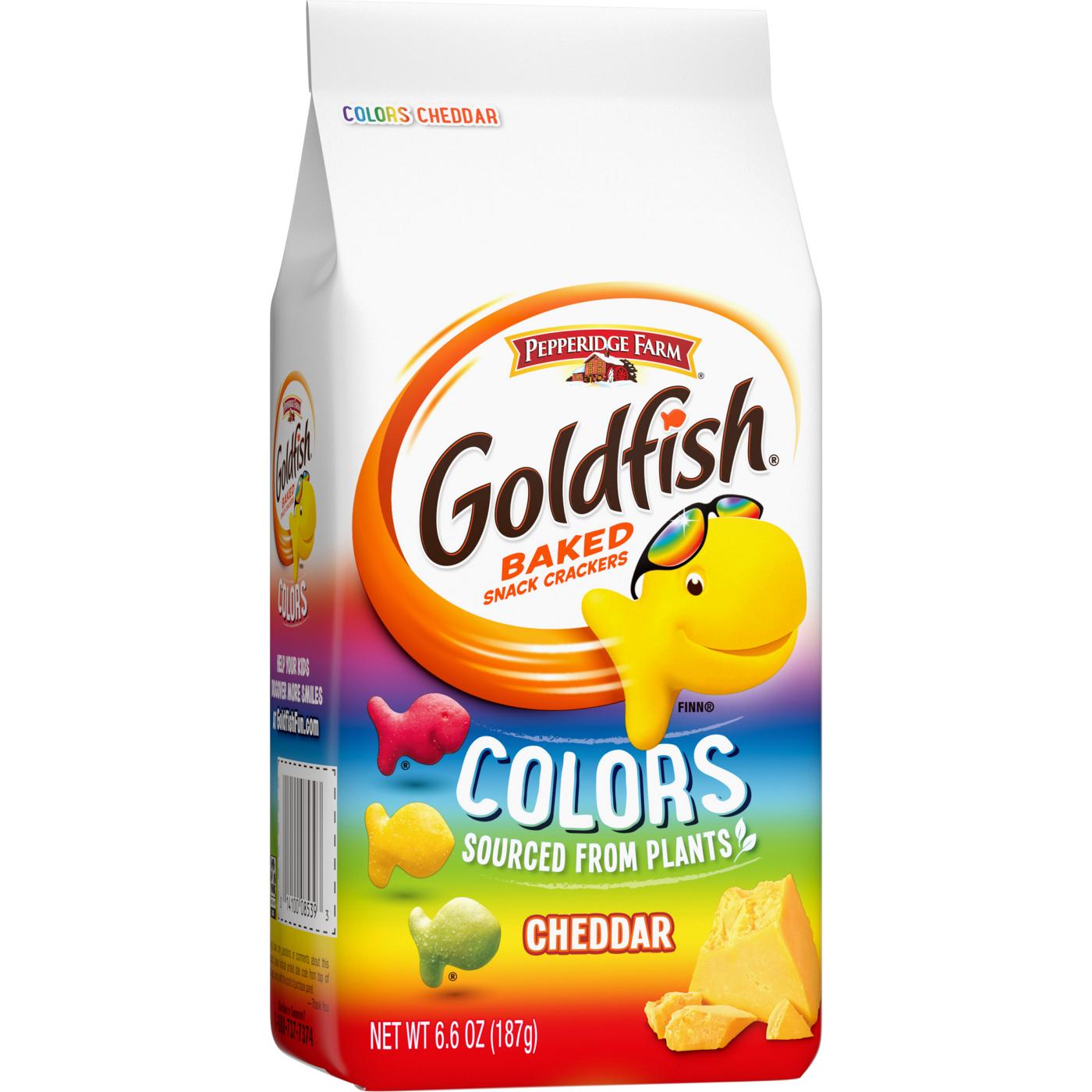 Pepperidge Farm Goldfish Colors Cheddar Cheese Crackers; image 5 of 10