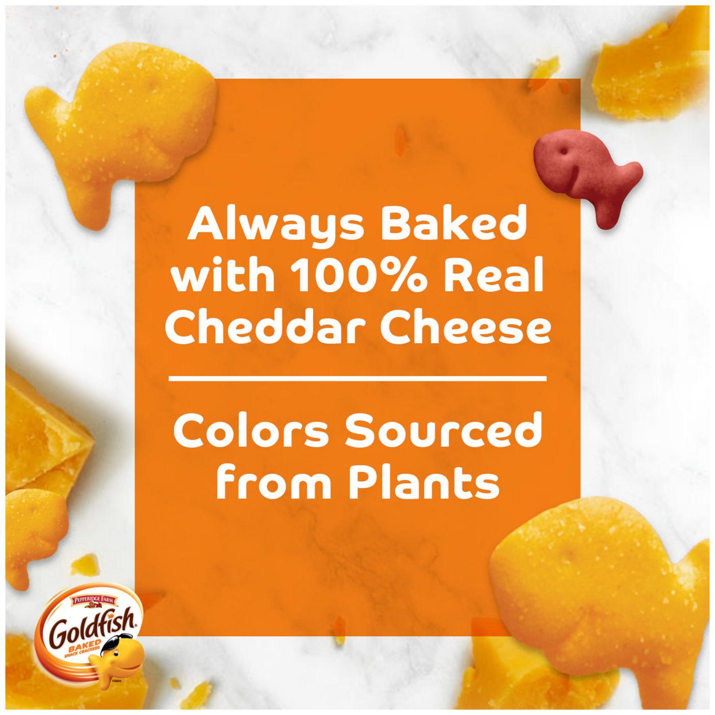 Pepperidge Farm Goldfish Colors Cheddar Cheese Crackers; image 10 of 10