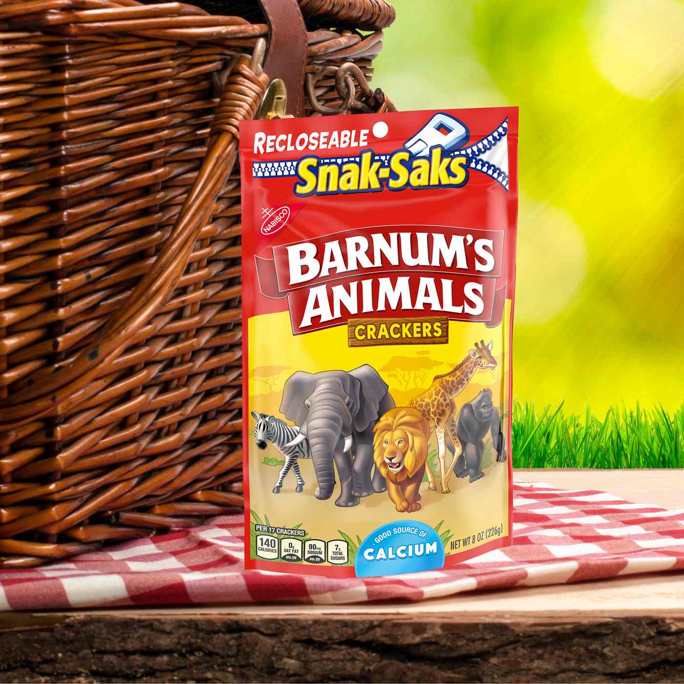 Barnums Animal Crackers Snak-Saks; image 2 of 2