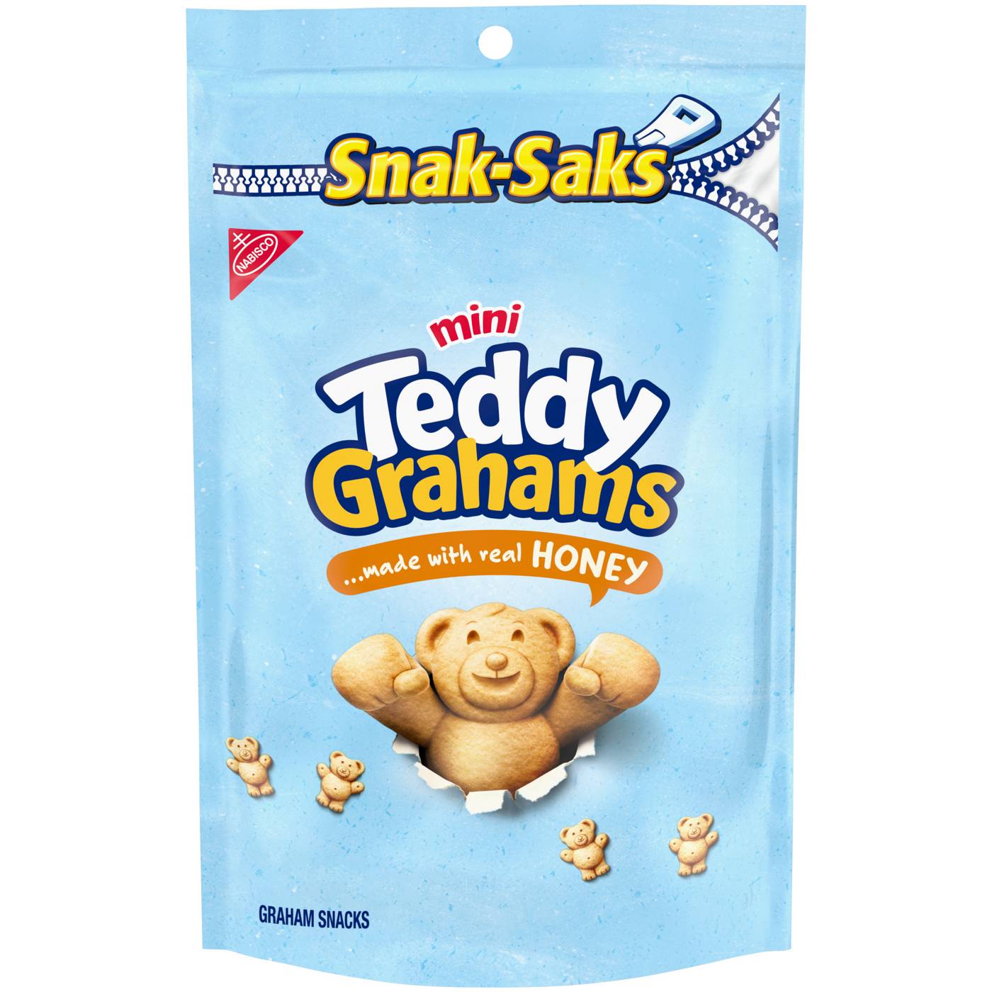 Teddy Grahams Honey Graham Snacks; image 1 of 10