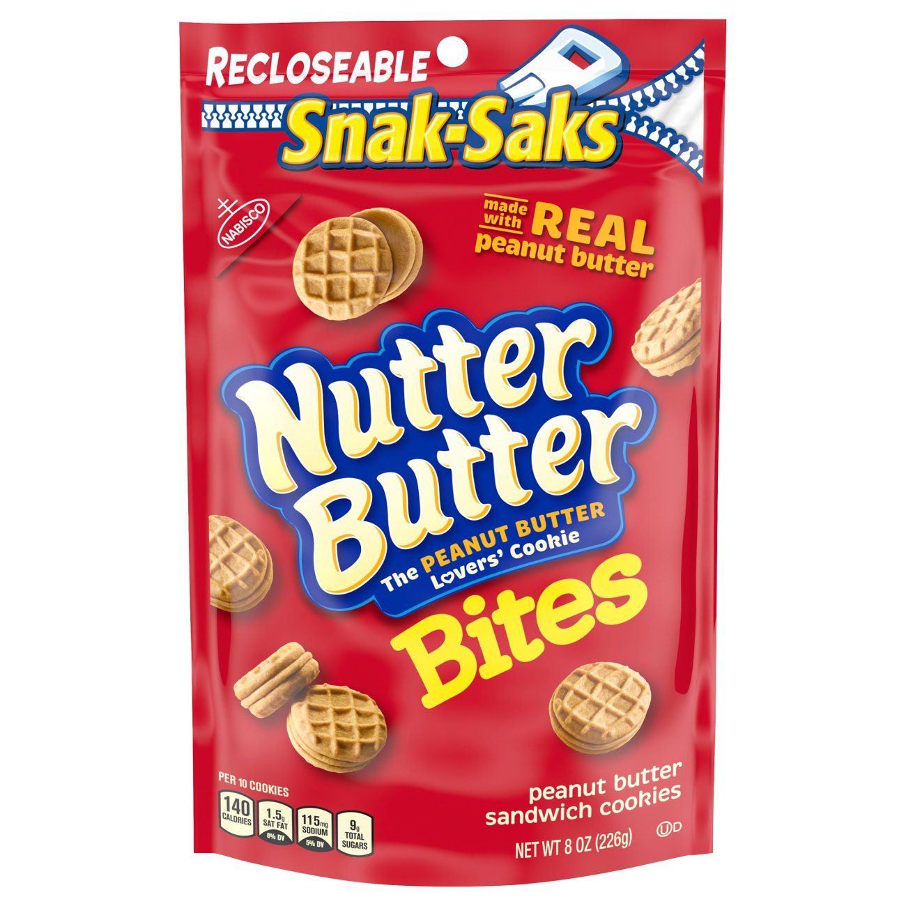 Nabisco Nutter Butter Snak Saks Peanut Butter Sandwich Cookies Shop Cookies At H E B