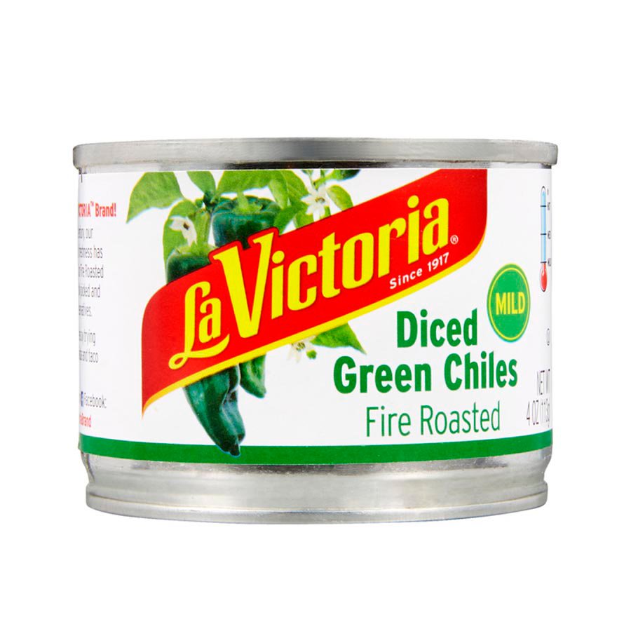 La Victoria Fire Roasted Mild Diced Green Chiles Shop Vegetables at HEB