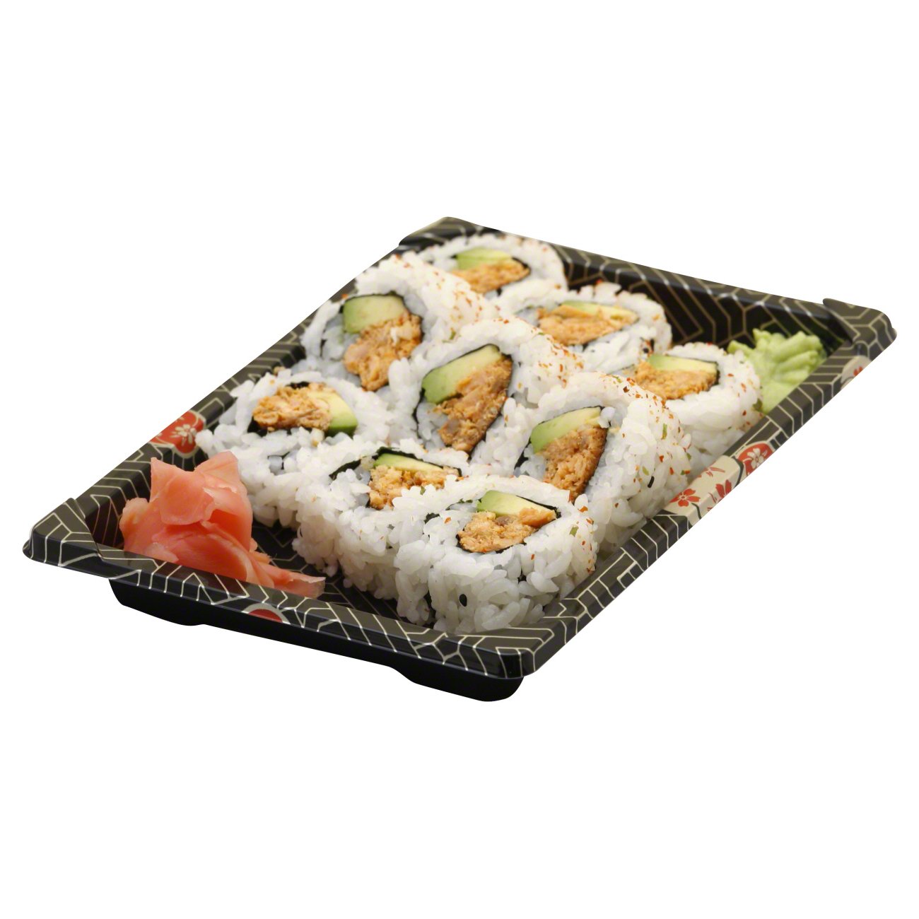 Premium Photo  Spicy salmon roll. set sushi roll.