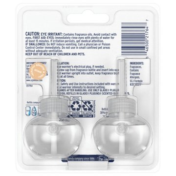 Glade PlugIns Scented Oil Air Freshener Refills - Sheer Vanilla Embrace, 2 ct