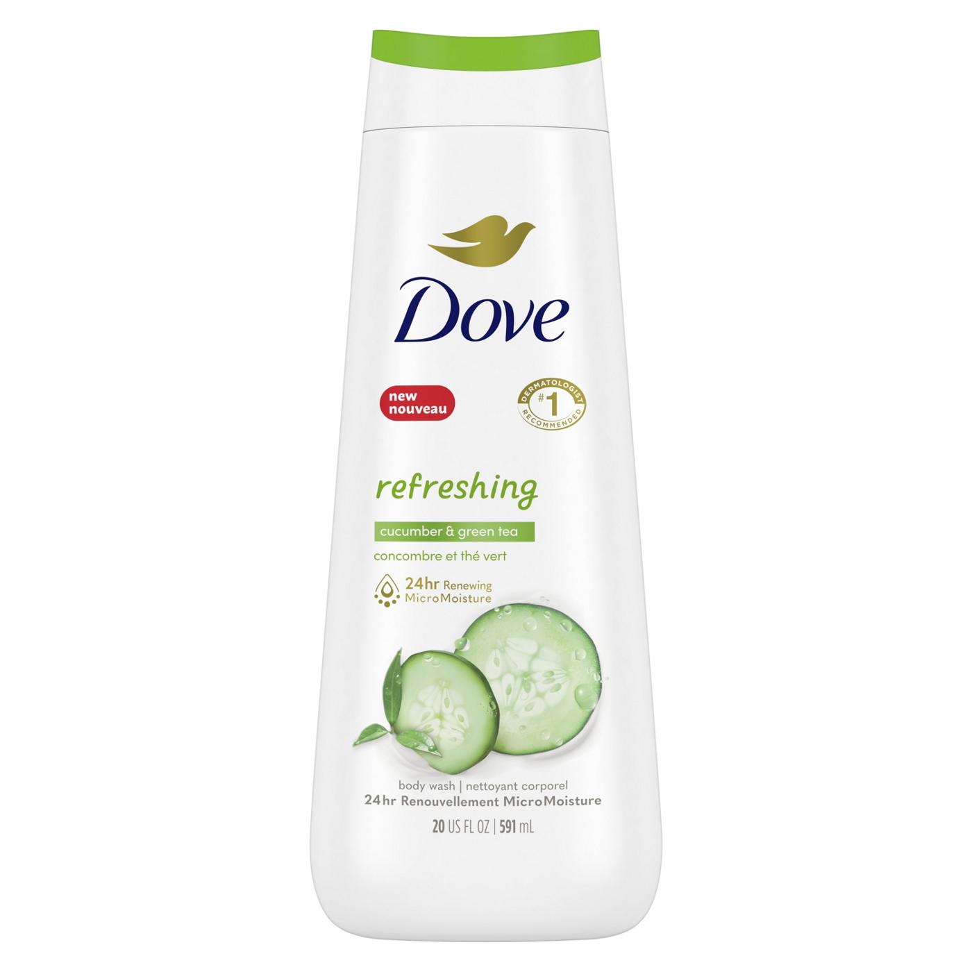 Dove Refreshing Body Wash - Cucumber and Green Tea; image 1 of 4