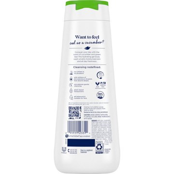 Dove Refresh Body Wash - Cucumber and Green Tea, 20 oz