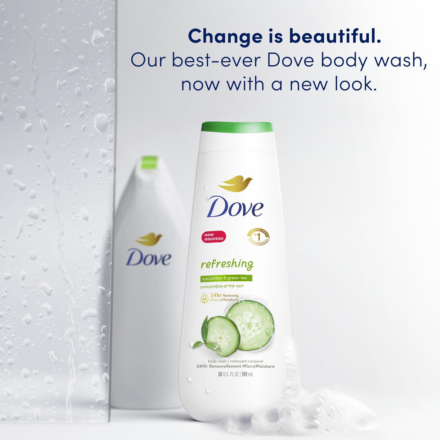 Dove Refreshing Body Wash - Cucumber and Green Tea; image 4 of 8