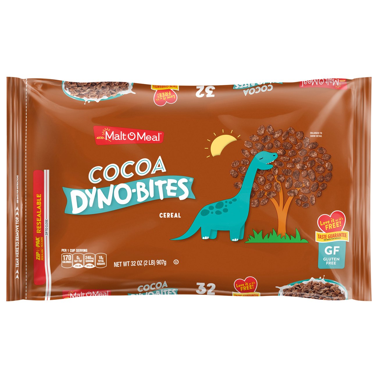 CELLDIA シェイク チョコレート 630g Malt-O-Meal Cocoa Dyno-Bites Cereal Bag, 32 oz | Low Prices