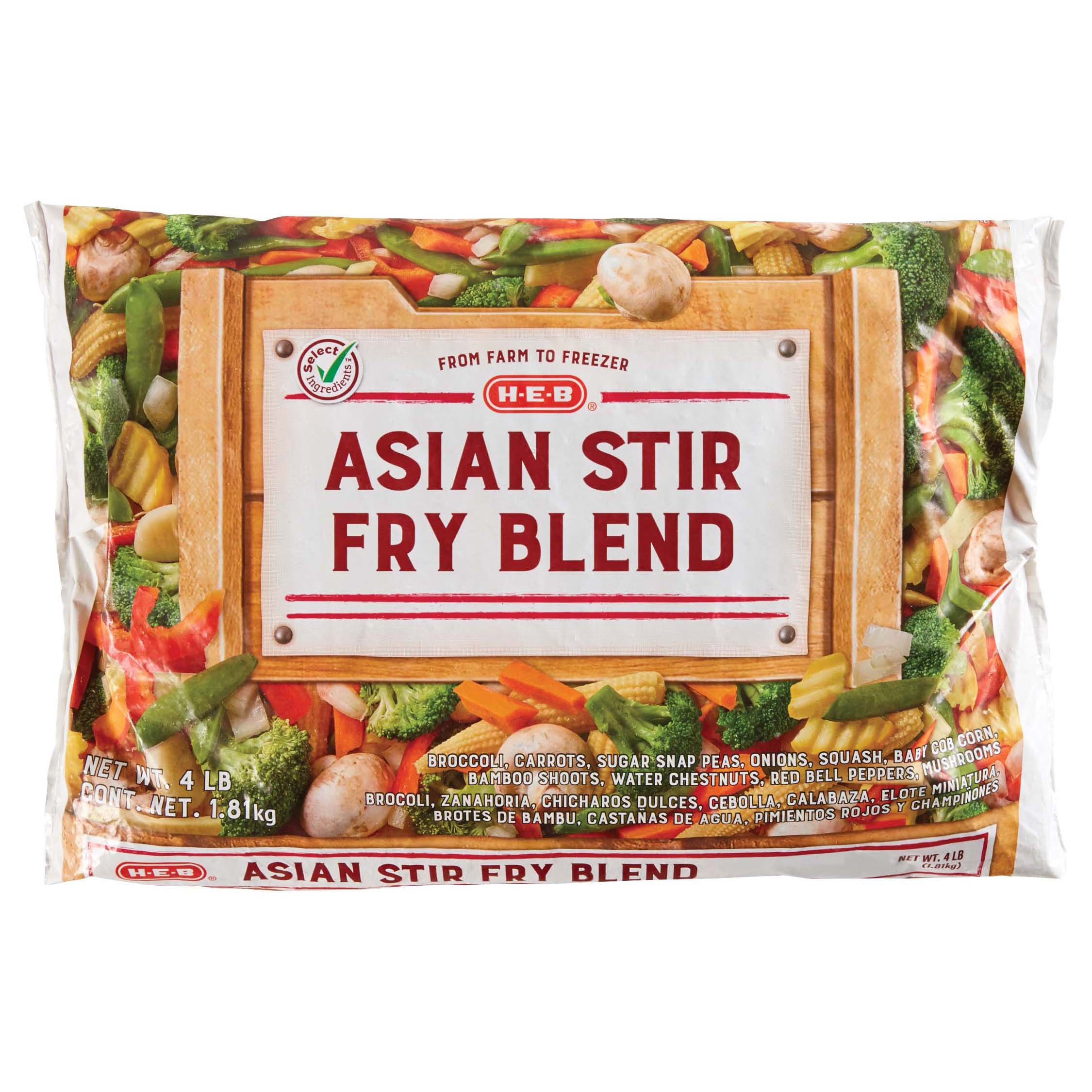 H-E-B Select Ingredients Asian Stir Fry Blend - Shop Vegetables At H-E-B