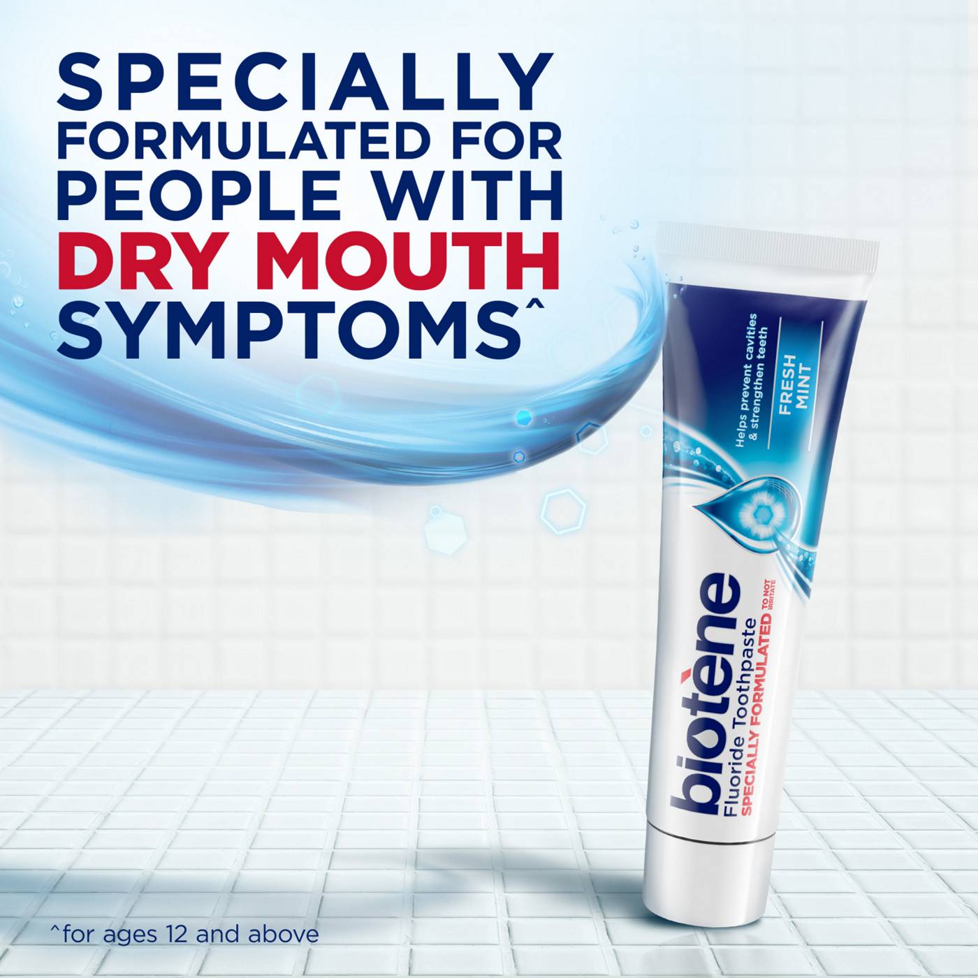Biotene Fluoride Toothpaste for Dry Mouth Symptoms and Bad Breath, Fresh Mint; image 7 of 9