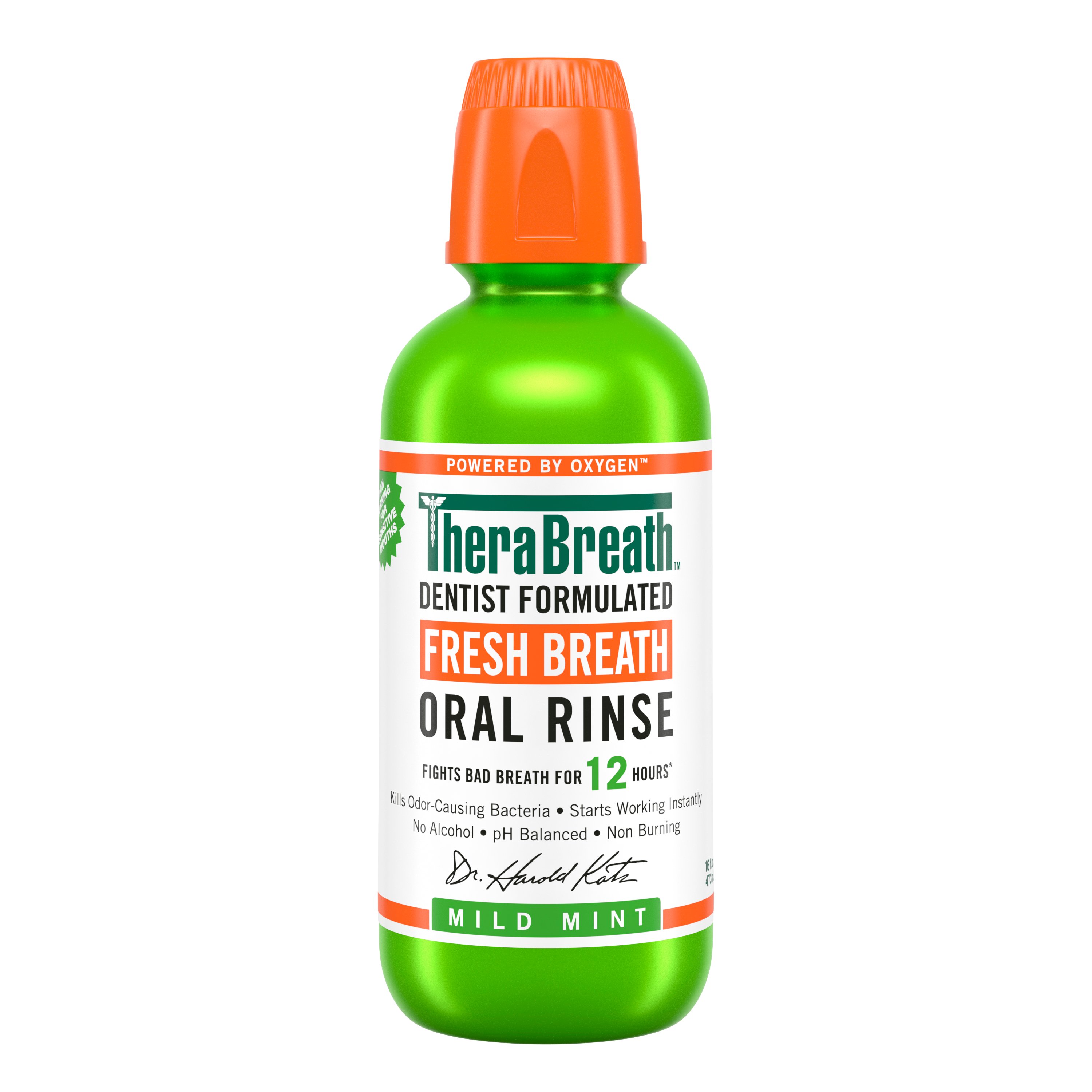 TheraBreath Fresh Breath Oral Rinse Mild Mint Shop Mouthwash at HEB