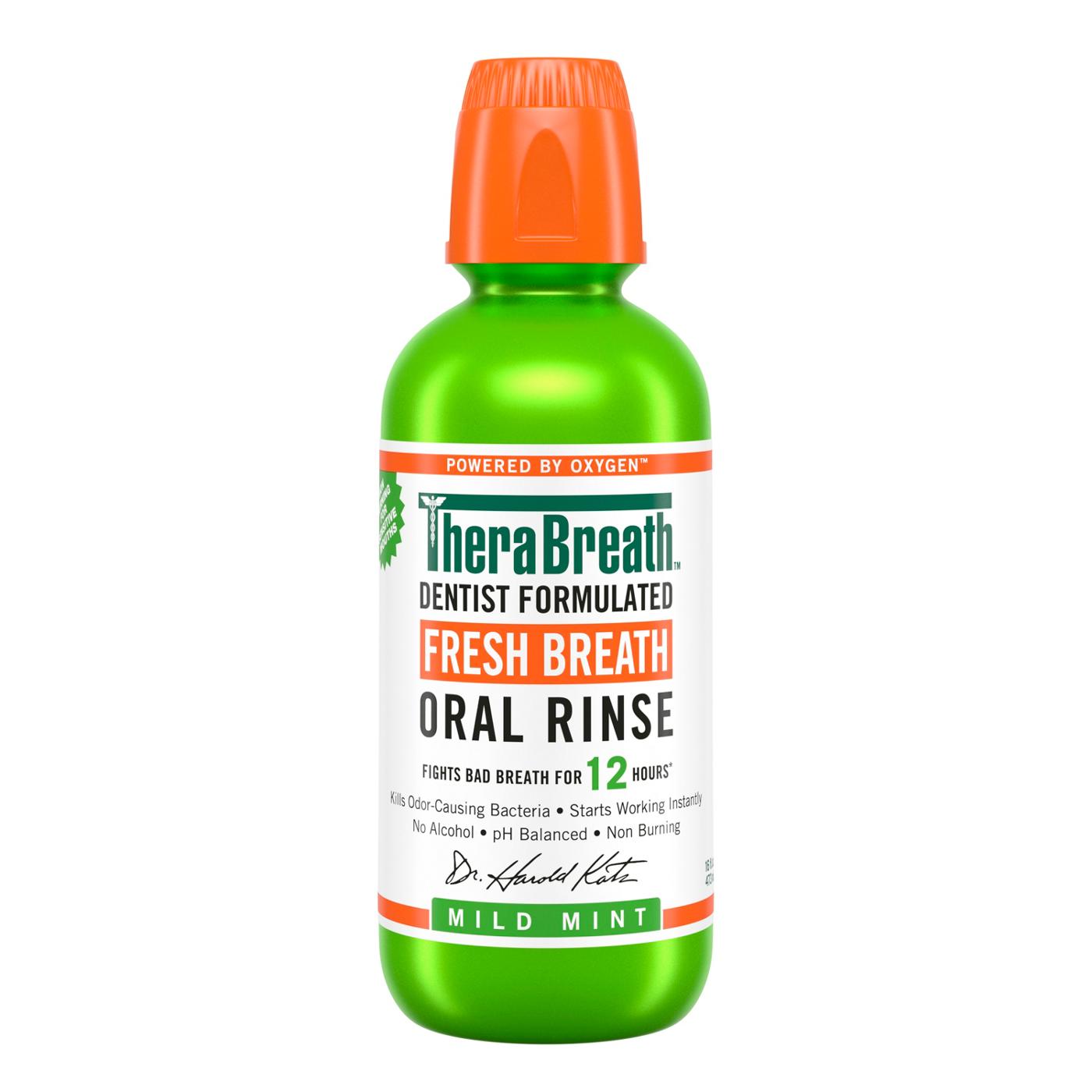 TheraBreath Fresh Breath Oral Rinse - Mild Mint; image 1 of 2