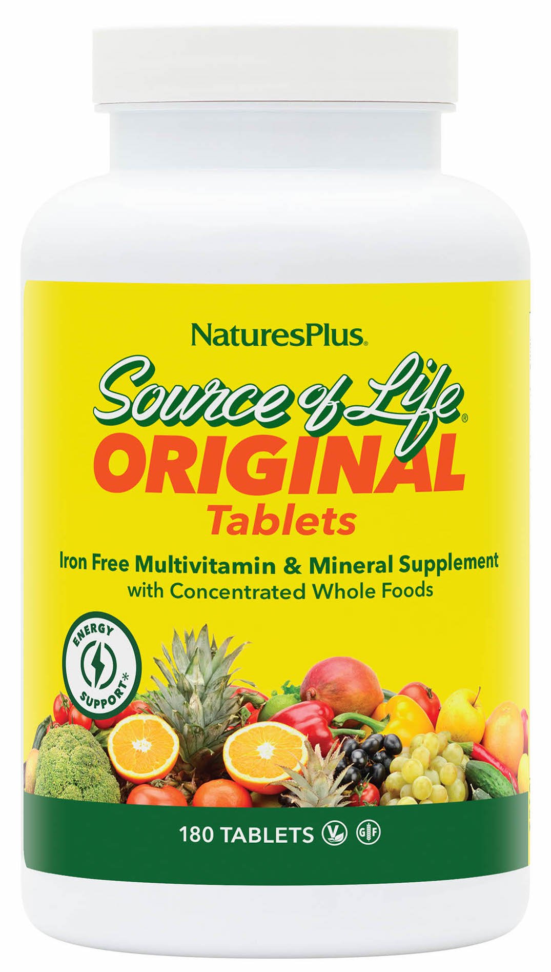NaturesPlus Original Source of Life IronFree Multivitamin & Mineral