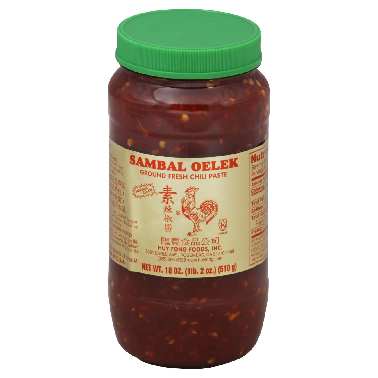 Huy Fong Sambal Oelek Chili Paste Shop Specialty Sauces at HEB