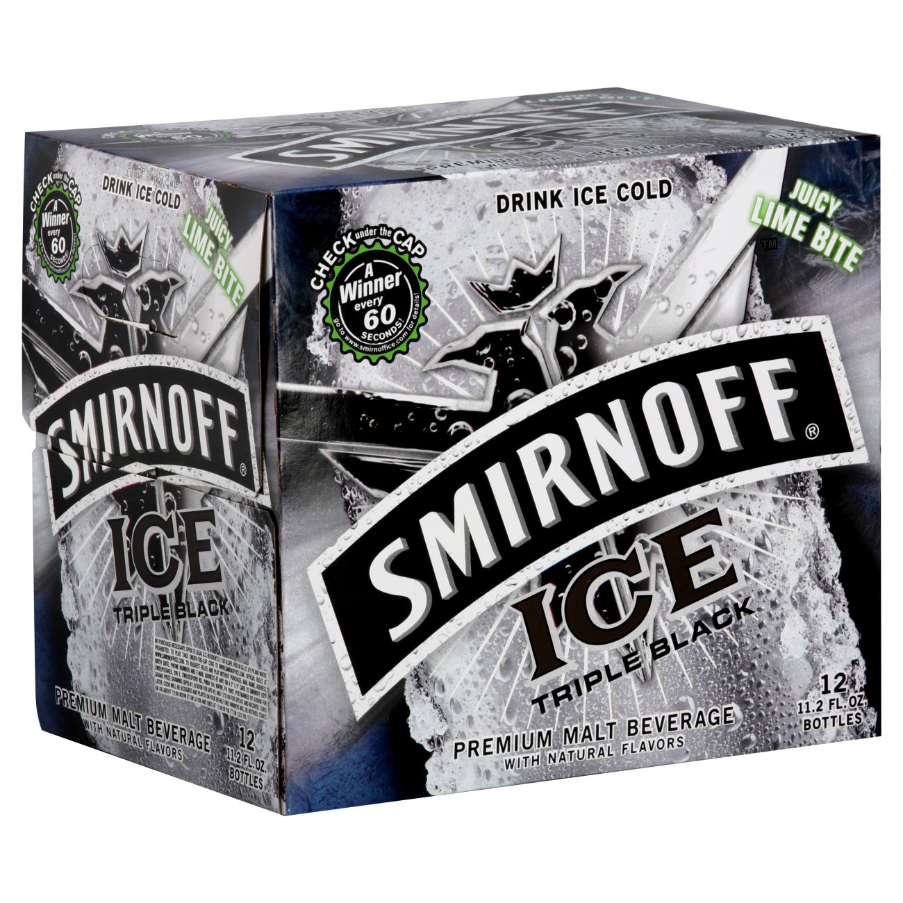 Triple black ice smirnoff sale