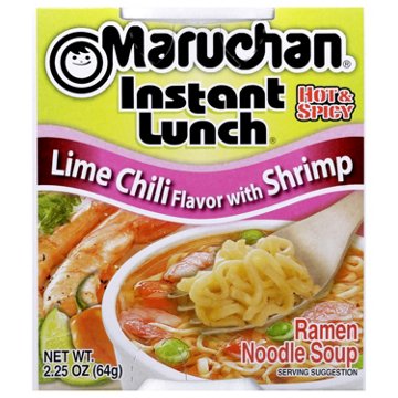 Maruchan Instant Lunch Ramen Noodle Soup - Lime Chili Flavor with Shrimp, 2.25 oz