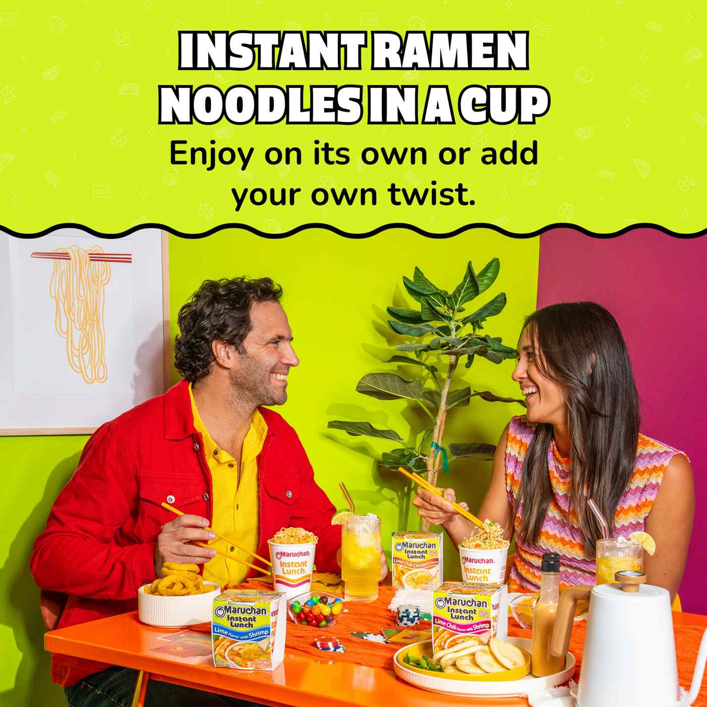 Maruchan Instant Lunch Ramen Noodle Soup - Lime Chili Flavor with Shrimp; image 2 of 6