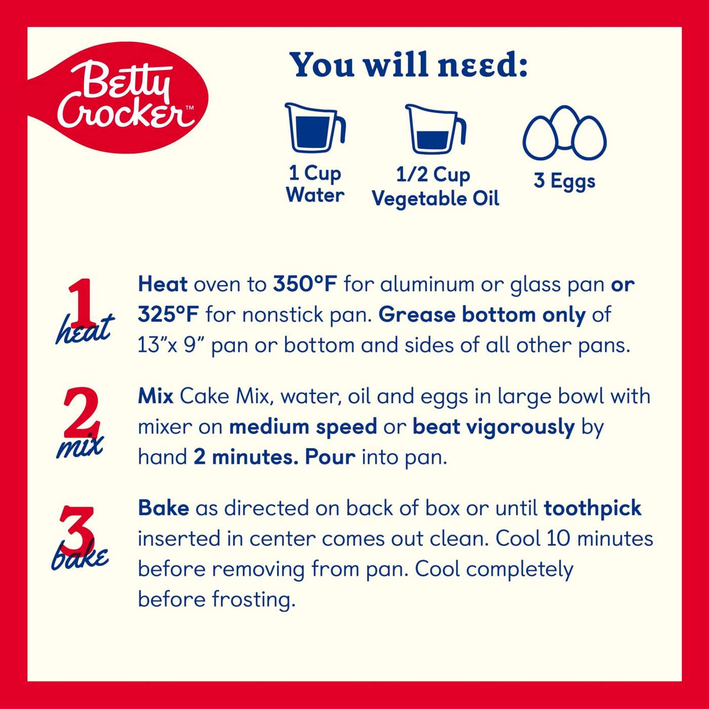 Betty Crocker Super Moist Triple Chocolate Fudge Cake Mix; image 4 of 6
