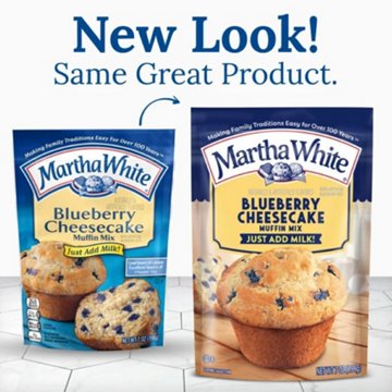 Martha White Blueberry Cheesecake Muffin Mix, 7 oz