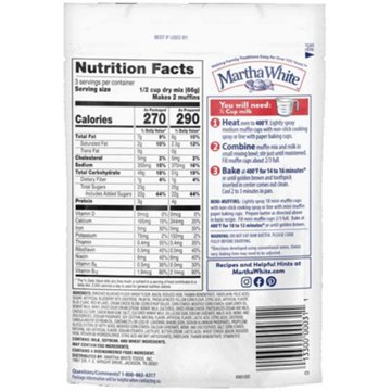 Martha White Blueberry Cheesecake Muffin Mix, 7 oz