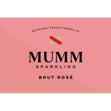 Mumm Napa Sparkling Brut Rose California Wine, 750 mL