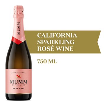 Mumm Napa Sparkling Brut Rose California Wine, 750 mL