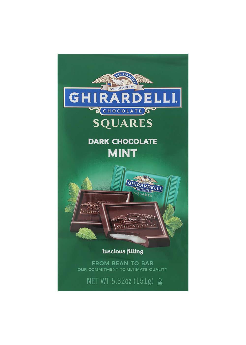 Ghirardelli Dark Chocolate Mint Squares; image 1 of 7