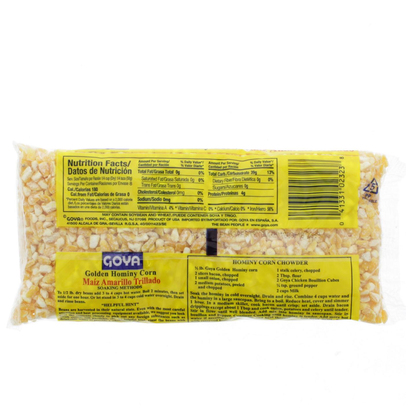 Goya Golden Hominy Corn; image 2 of 2