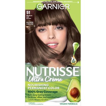 Garnier Nutrisse Nourishing Hair Color Creme - 51 Medium Ash Brown