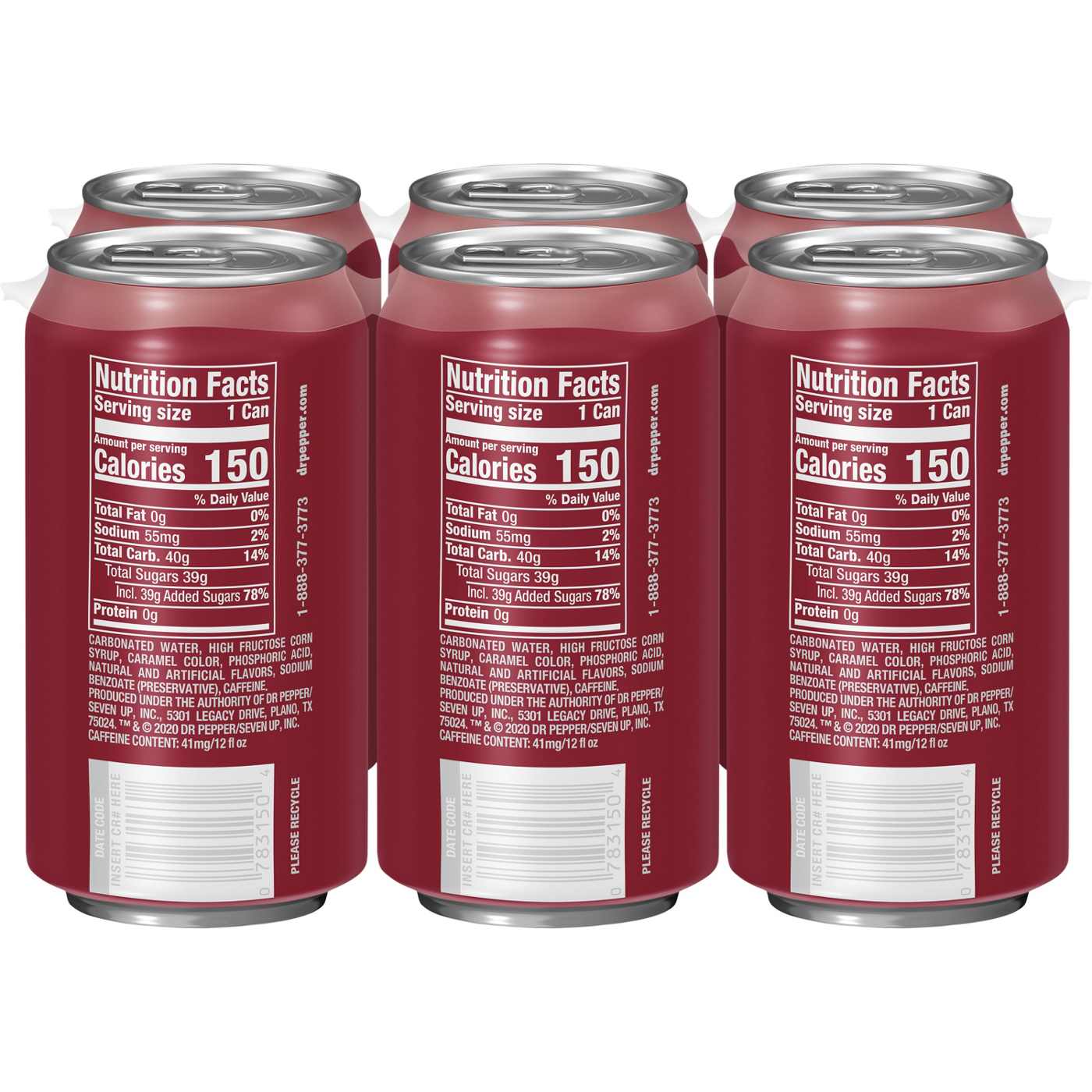 Dr Pepper Soda 12 oz Cans; image 4 of 7