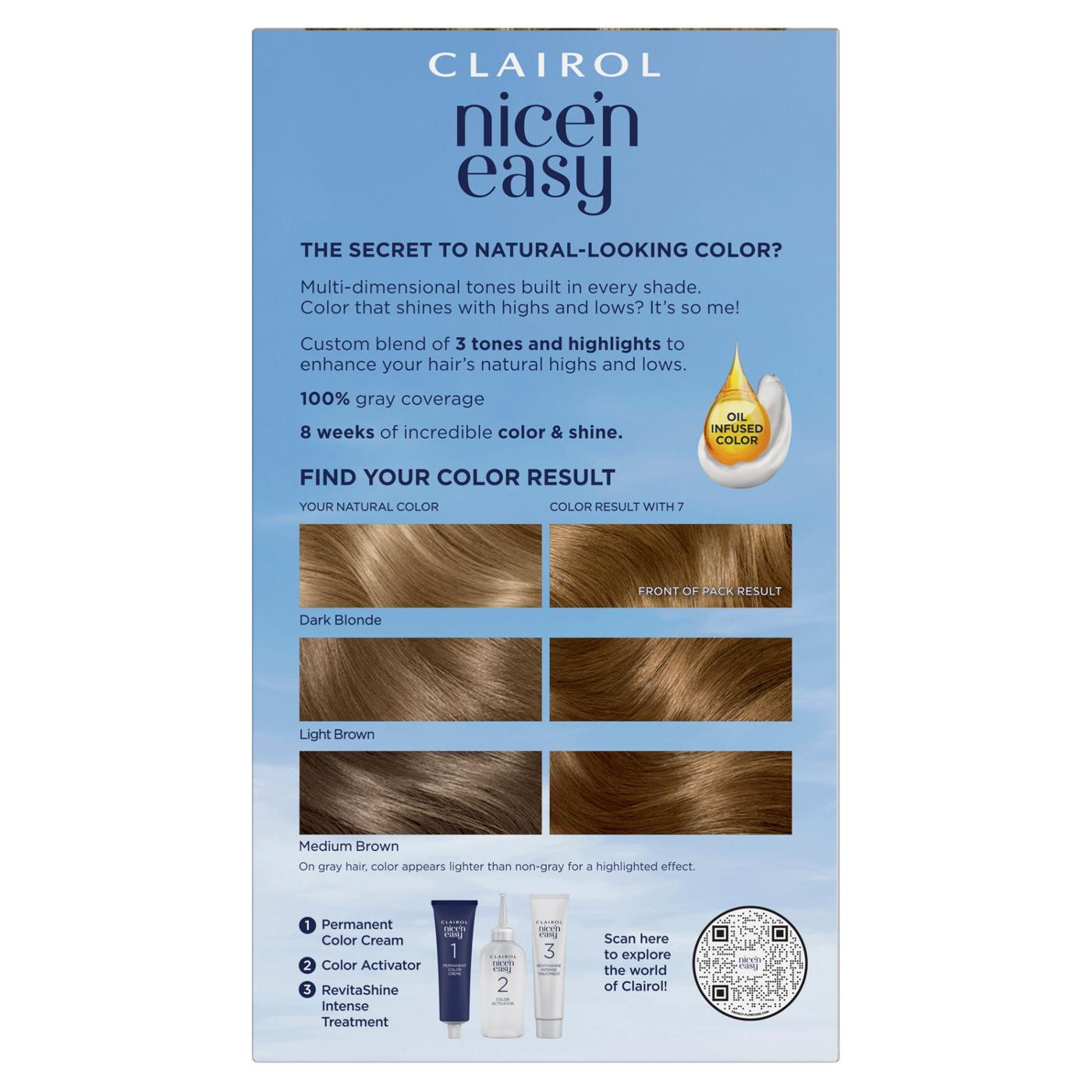 Clairol Nice 'N Easy Permanent Hair Color - 7 Dark Blonde; image 6 of 10