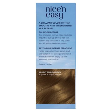 Clairol Nice 'N Easy Permanent Hair Color - 6G Light Golden Brown