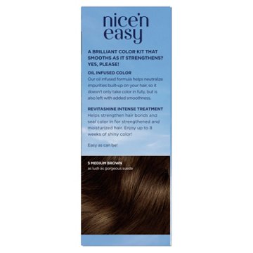 Clairol Nice 'N Easy Permanent Hair Color - 5 Medium Brown