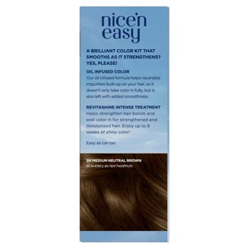 Clairol Nice 'N Easy Permanent Hair Color - 5 Medium Neutral Brown