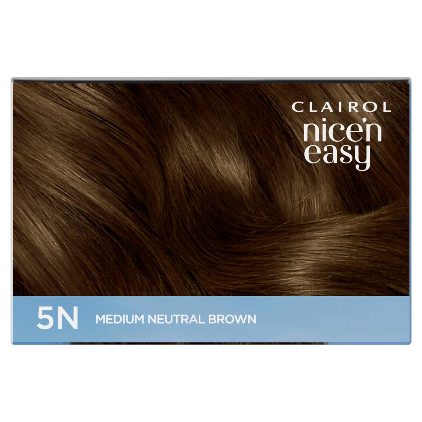 Clairol Nice 'N Easy Permanent Hair Color - 5 Medium Neutral Brown; image 6 of 10