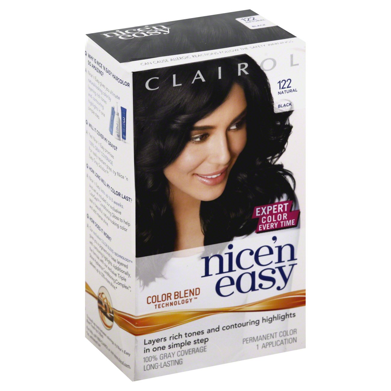 Clairol Nice 'N Easy 122 Natural Black - Shop Hair Care at H-E-B
