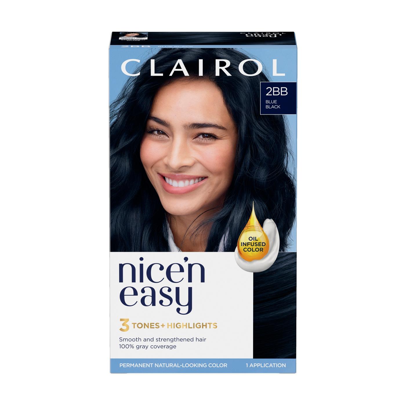 Clairol Nice 'N Easy Permanent Hair color - 2BB Blue Black; image 1 of 10