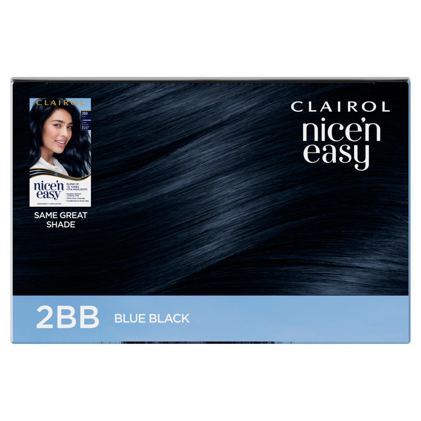 Clairol Nice 'N Easy Permanent Hair color - 2BB Blue Black; image 3 of 10